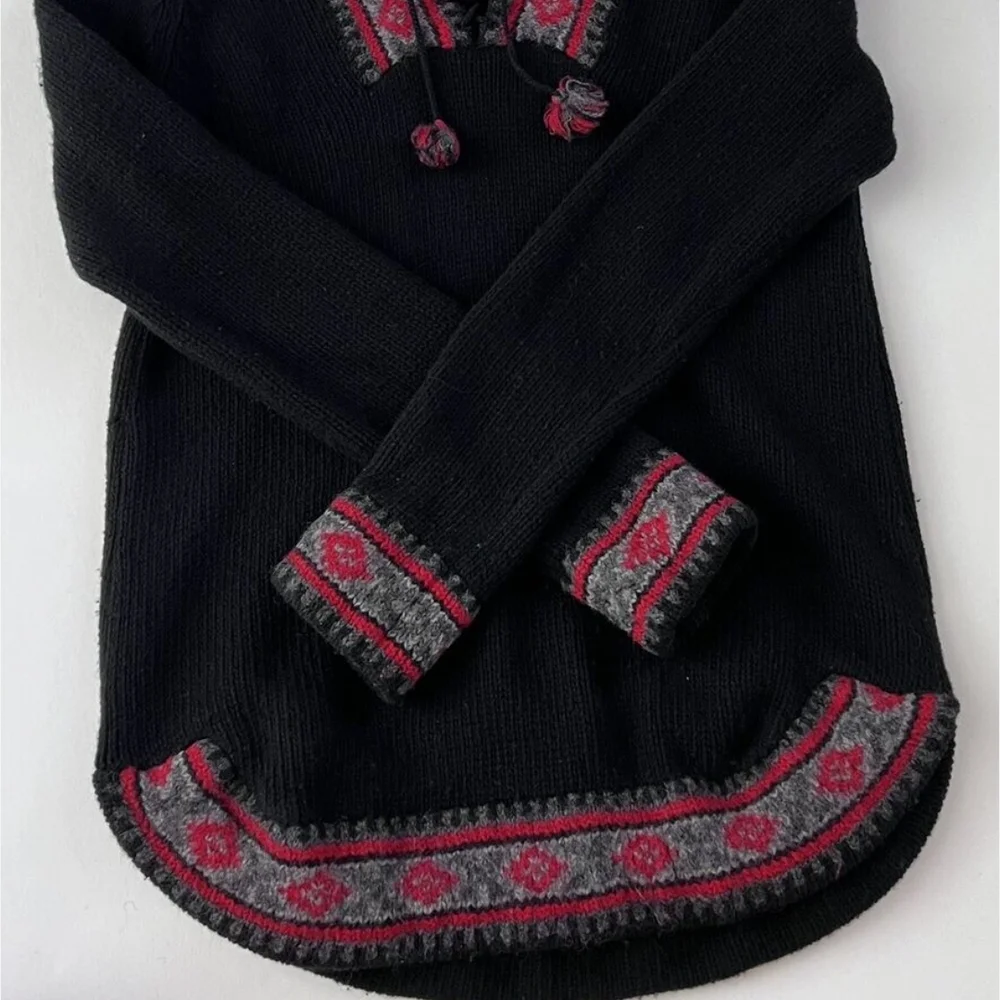 Vtg Polo  Ralph Lauren Black Wool Sweater - Picture 5 of 14